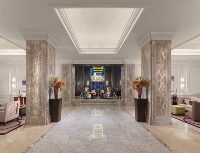 club lounge lobby, Chef Rotondo, Neo-Classical landmark, Parallel 37, Ritz Carlton, Ritz Carlton shop, San Francisco, SpaDeVie, Ritz carlton San francisco 