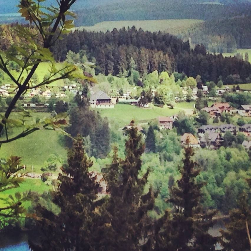 Vosges mountains in France, Angel kissing spring, cherries, Strawberries, Gais Switzerland