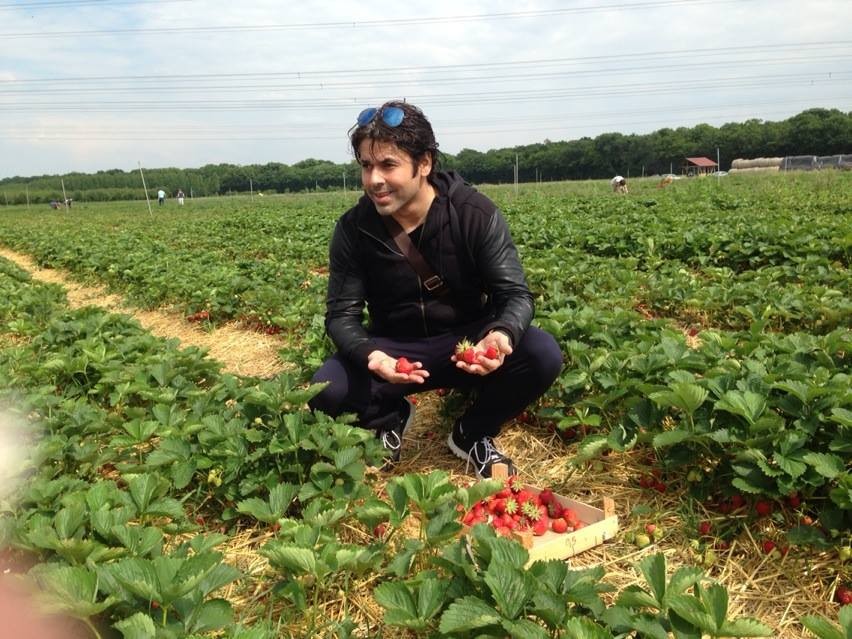 strawberry fields gais, Angel kissing spring, cherries, Strawberries, Gais Switzerland