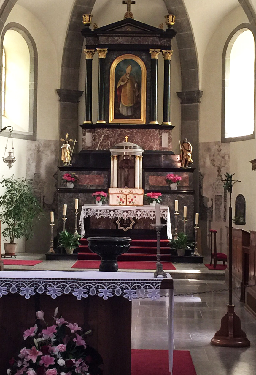 church gruyere, gruyere, Saane river, Switzerland 