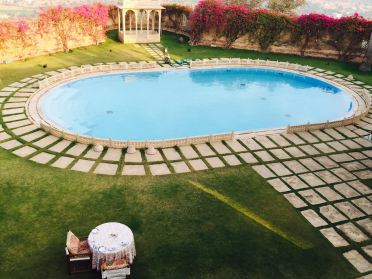 Naila Fort swimming pool, jaipur, naila fort, Oberoi RajVilas, puppets, rajasthani