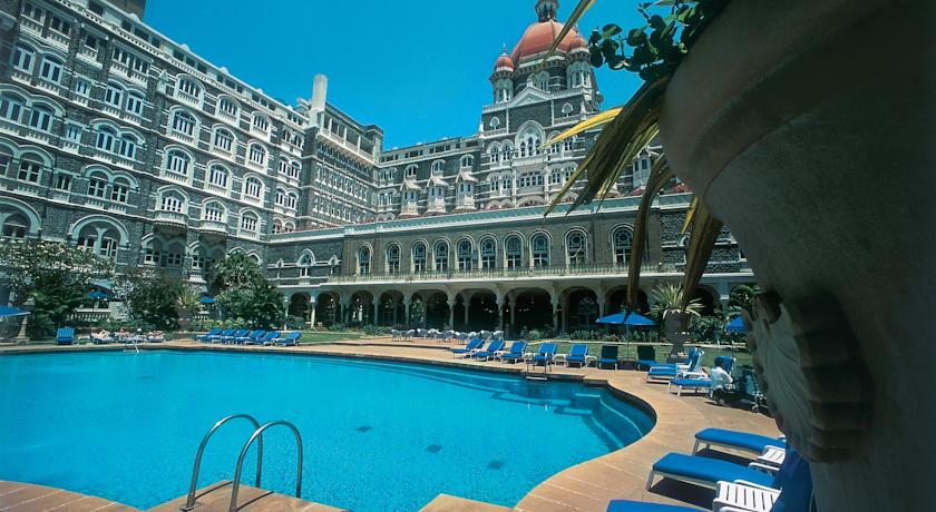 taj hotel swimming pool, hotel taj, taj mahal, indulgence at the taj mahal, mumbai
