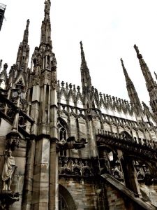 duomo cathedral roof, Al Coniglio Bianco, Duomo, Galleria Vittorio Emanuele, italy, La Verandah, milan, Sagrantino di Montefalco, Santa Maria delle Grazie, Via Gesu, Four Season Hotel Milan.