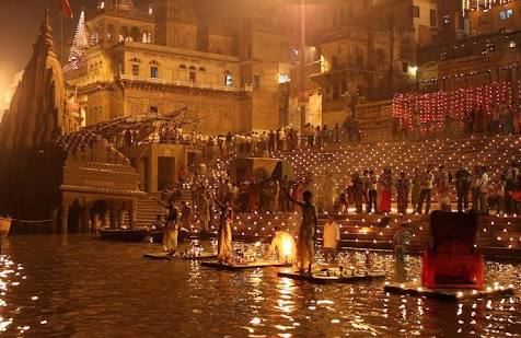 aarti a varanasi ganga ghat, nadesar shrine, benaras, nadesar palace, tajness, Varanasi, Nadesar Palace Varanasi
