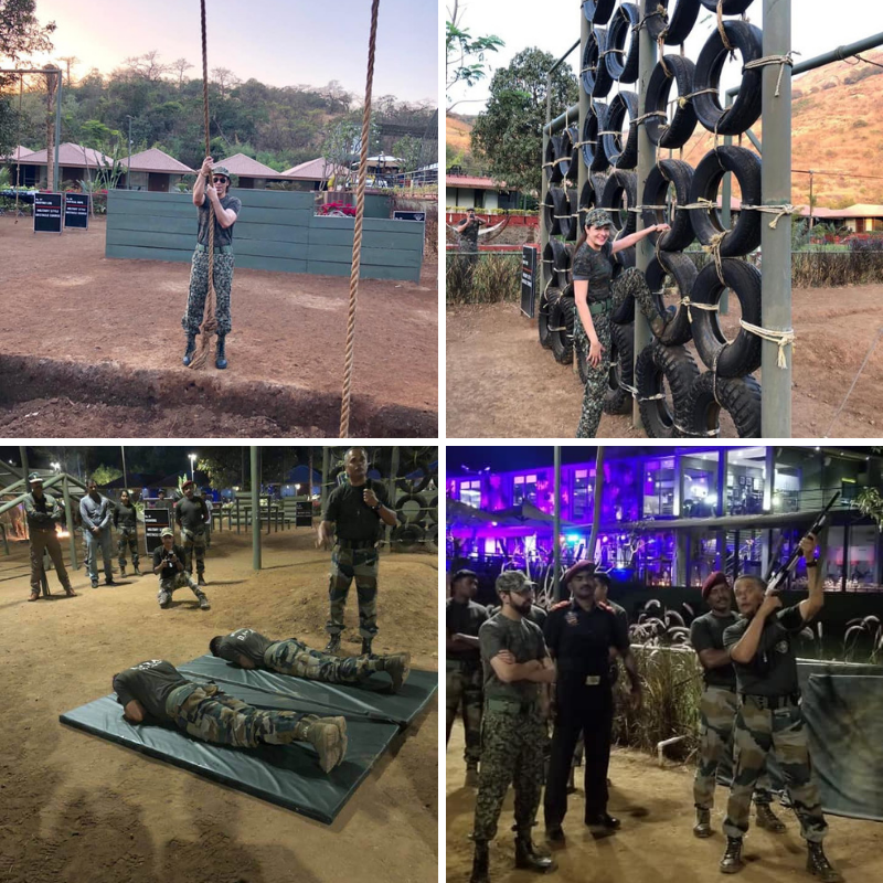 Army training at DATA lonavala, Della Adventure Training Academy, Gurkha Lounge DATA, data military camp, della data lonavala,